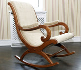 Lucas Wooden Handmade Pure Sheesham Wood Rocking Chair