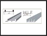 Trueliving_DOUBLE TRACK WHEEL PROFILE TOP + BOTTOM 12 Ft. Silver