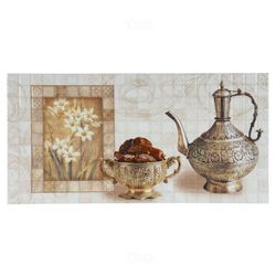 Trueliving_Somany Glosstra Folk HL 01 A & B Glossy 600 mm x 300 mm Ceramic Wall Tile_Price-57_Per Sq Ft. Trueliving_Somany Glosstra Folk HL 01 A & B Glossy 600 mm x 300 mm Ceramic Wall Tile_Price-57_Per Sq Ft.