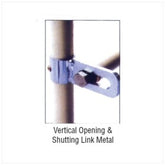 Trueliving_Vertical Opening & Shutting Link Metal White Blue