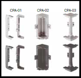 Trueliving_C PROFILE END CAP & ACCESSORIES Silver & Black