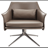 Trueliving Pasa Grey Office Chair Executive H 41 x W 19 x D 20