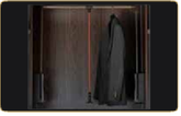 Trueliving_SOFT CLOSE MOCHA WARDROBE LIFTER, 830-1150 Dark