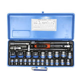 Truliving_Hand Tools & Hardware-Socket Sets & Accessories-Tools & Hardware-TAPARIA S14MXL 1/2-Inch Square Drive Socket Set