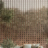 Trueliving Wooden Full Light Partition of Room 80" Width: Height: 72"