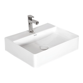 Trueliving_Crux Table Top Wash Basin (White) 48D x 48W x 13.5H Centimeters