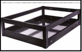 Trueliving_MATTEE BLACK PLAIN BASKET - 6” *15" 380 MM/450M Cabinet