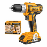 Trueliving_INGCO Lithium-Ion Cordless Drill 20V CDLI20021 15000RPM, 10mm & Spindle lock function