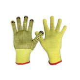 Trueliving_Seamless Knitted Gloves with PVC Dots Weight --- 62g, 72g, 82g Gauge --- 7G, 10G Heat Resistance --- 50°C - 100°C
