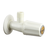 Truliving_Metro Angle Valve PTMT Faucet 15 MM White