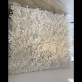 TrueLiving Artificial White Mat for Balcony | White Lawn Floor Carpet for Outdoor and Indoor | Living Room and Garden Decorations Items | Waterproof Turf Mats for Terrace 20" x 20"