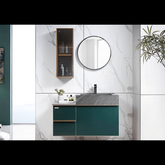 Trueliving Classy Multicolor Vanity Wash Basin with Cabinet for Bathroom (Standard (Between 20-40 In Width, 30-40 In Height)