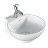 Trueliving_Hydra Wall-hung Wash Basin (White) 48D x 48W x 13.5H Centimeters