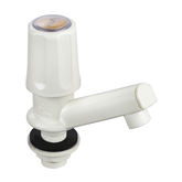 Truliving_Metro Pillar Tap PTMT Faucet White 15 MM