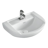 Trueliving_Megna Wall-hung Wash Basin (White) 48D x 48W x 13.5H Centimeters