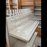Trueliving White Shop Useful Cosmetic shelves retail store cosmetic display rack L60*W30*H150CM