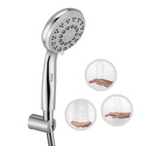 Trueliving_Sigma ABS Multi-Flow Hand Shower with Flexible Tube Silver (304 Grade) and Hook