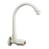 Truliving_Metro Sink Tap with Swivel Spout PTMT Faucet White 15 MM