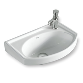Trueliving_Indus Wall-hung Wash Basin (White) 48D x 48W x 13.5H Centimeters