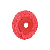 Trueliving_XP Red Sisal Buff Pad Product Diameter in MM 4″(100MM) 100
