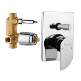 Trueliving Modern Pristine Single Lever 2-inlet Diverter (JAQ Complete Set)20 Inches