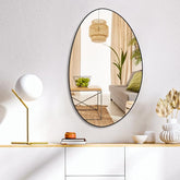 Trueliving Frame Less Decorative Wall Mount Mirror | 18" x 36"