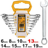 Truliving_Automotive Accessories-Hand Tools & Hardware-Spanner & Spanner Set-INGCO Combination Spanner Set HKSPA1088-I, 8pcs combination spanner set