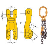 Trueliving_G80 Clevis Chain Shortening Clutch_Size-7/8_Weight 0.40 kg_WLL 2 Tons