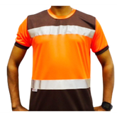 Trueliving_Reflective Aromatic T-Shirt Fluorescent Orange