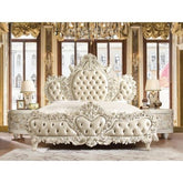 Trueliving New designer Light masterbed Laminated Finish & PU Finish 6Ft *6Ft *1Ft