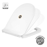 Trueliving_Exclusive Round Toilet Seat Cover (White) (Soft Close) width 35 cm, length 40-41 cm. width 36 cm, length 41-48 cm.