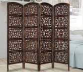 Zayan 4 Panel Carved Wooden Partition