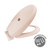 Trueliving_Super Round Toilet Seat Cover (Pink) width 35 cm, length 40-41 cm. width 36 cm, length 41-48 cm.