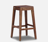 Owen Solid Wood Bar Stool in Provincial Teak Finish