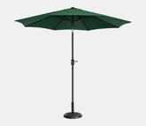 MS Powder Coated Center Poll Waterproof Cloth Outdoor Umbrella (Green)