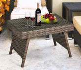 Brown Colour Wicker Centre Table