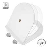 Trueliving_UF Round Toilet Seat Cover (Soft Close) width 35 cm, length 40-41 cm. width 36 cm, length 41-48 cm.
