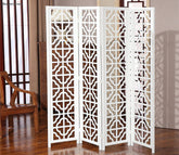 Nayla 4 Panel Wooden Partition