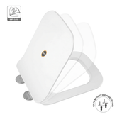 Trueliving_UF Square Toilet Seat Cover (Soft Close) width 35 cm, length 40-41 cm. width 36 cm, length 41-48 cm.