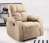 Valios Manual Recliner Sofa (Beige)