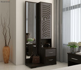 Kosmo Ripples Dressing Table in Black Finish