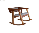 Hazel Shilpi Handicrafts Sheesham Wood Rocking Chair