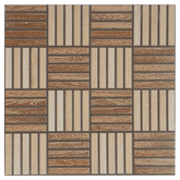 Trueliving_Somany Durastone Flux Teak Textured 300 mm x 300 mm Vitrified Parking Tile_Price-58_Per Sq Ft.