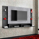 Trueliving Wall-Mounted Bonza Tv Unit with Shelf & Drawers 137.2 L x 33 W x 109.2 H