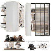 Trueliving 5 Loft Door Designer wardrobes Laminated Finish & PU Finish 8Ft *2Ft *9Ft -2438.4MM X 609MM X 2743.2MM)