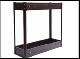 Trueliving_MATTEE BLACK BOTTLE PULLOUT - TWO SHELF (WITH UNDER MOUNT QUADRO) *04'' 100MM 150MM Cabinet