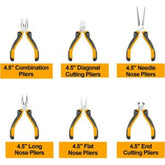 Truliving_Hand Tools & Hardware-Pliers-Tools & Hardware-INGCO 6PCS Mini Pliers Set HMPS06115 | 1PCS 4.5? End cutting pliers