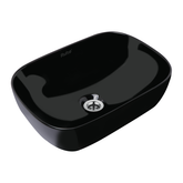 Trueliving_Norma Table Top Wash Basin (Black) 48D x 48W x 13.5H Centimeters
