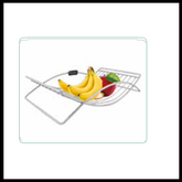 Trueliving_FRUIT BASKET Wired Silver *14'' 9'' 4''