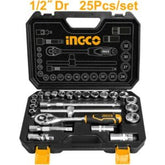 Truliving_Automotive Accessories-Hand Tools & Hardware-Household Tools Sets-INGCO 25Pcs 1/2? Socket Set HKTS12251